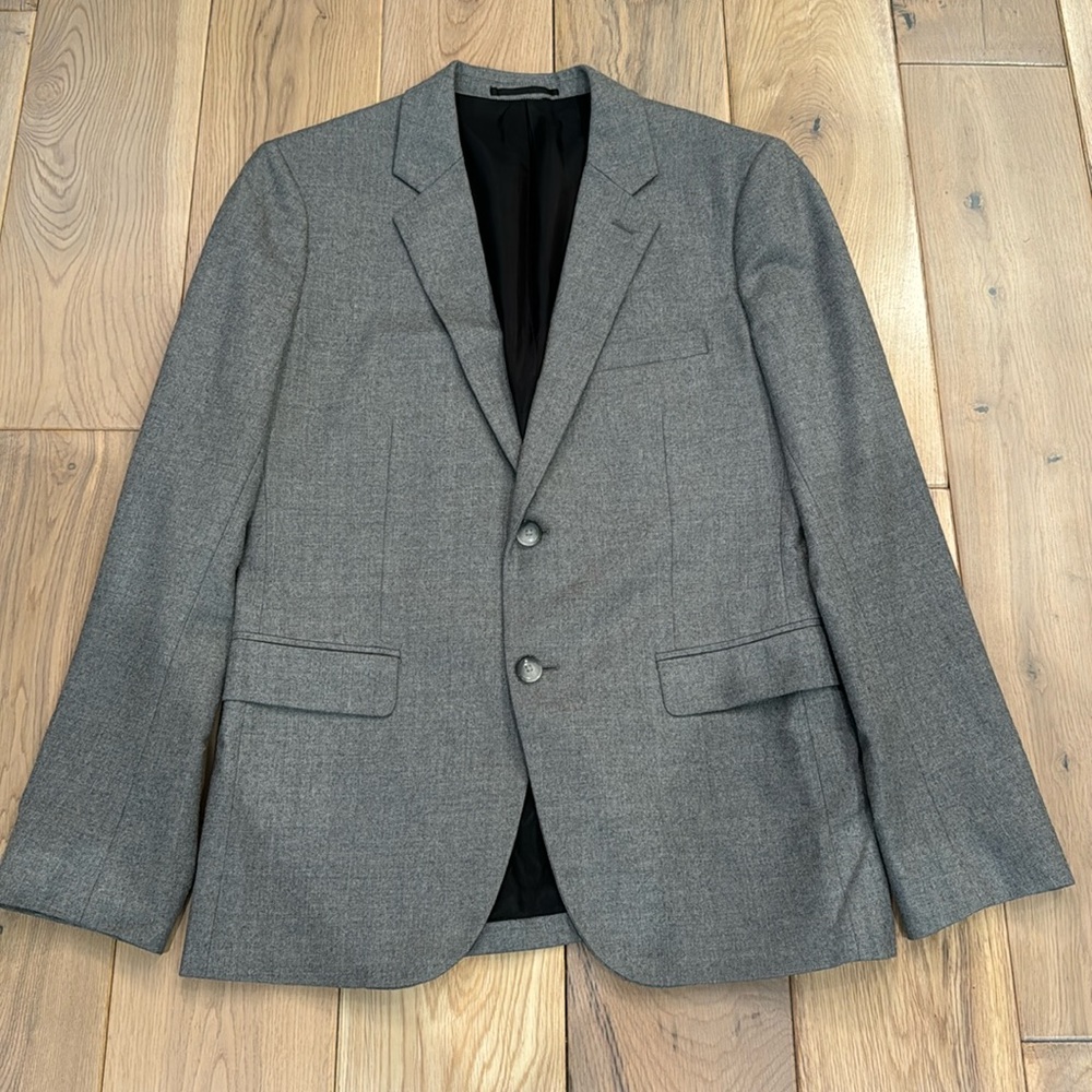 Theory wool flannel blazer suit jacket